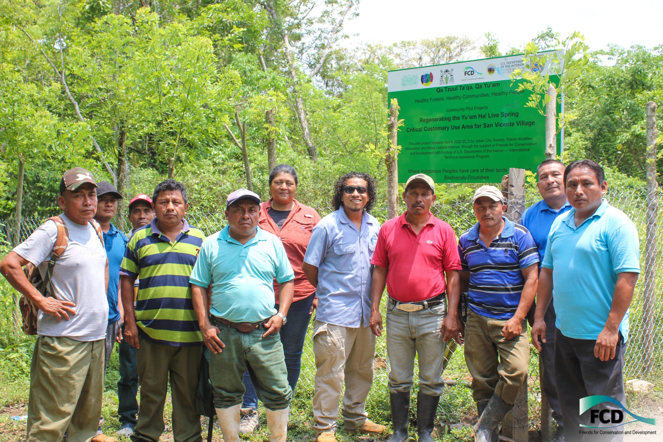 Two day site visit conducted by FCD staff in the South with MLA/JCS/TAA