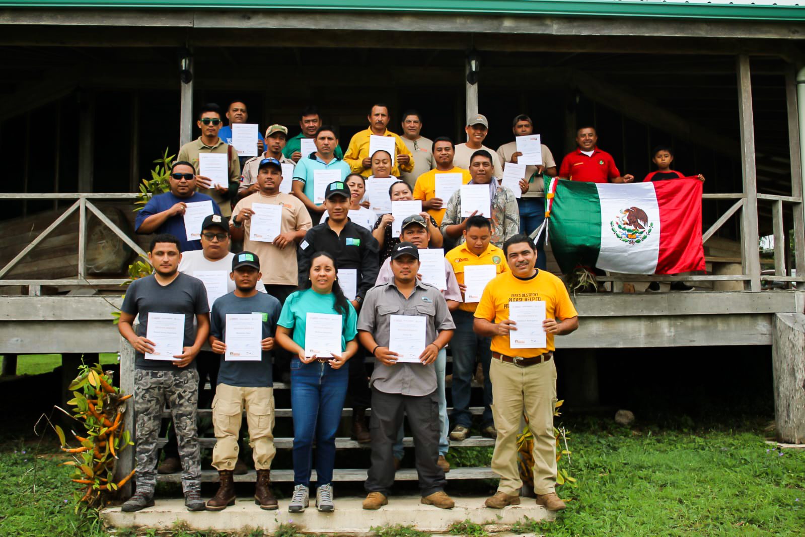 FCD’s Vaca Forest Ranger participates in wildfire fighting training.