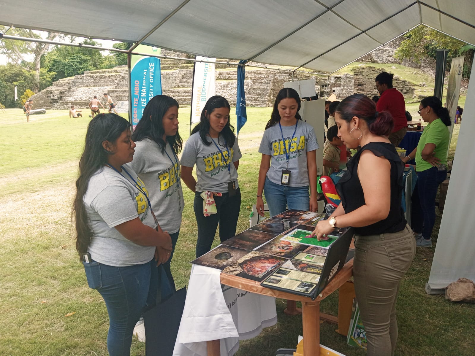 International Archaeology Day was celebrated at Lamanai Archaeological Reserve.